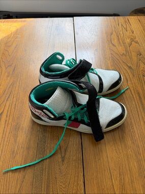 Reebok x Orchard Street Re-Up High Top Sneakers - White/Green/Black
